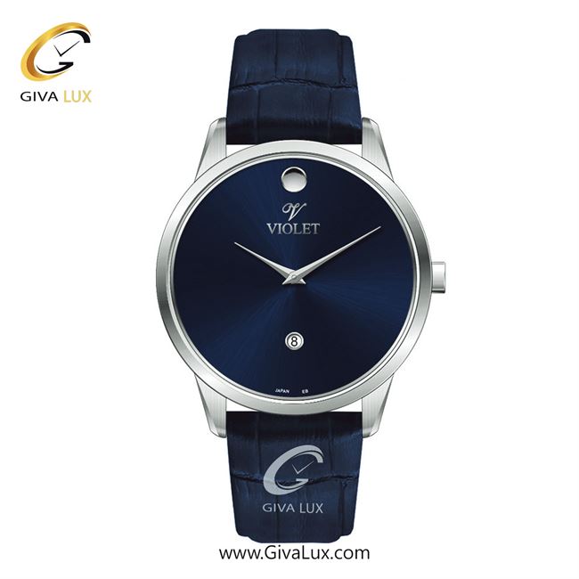 ساعت مچی اورجینال مردانه ویولت VIOLET نقره ای | سرمه ای| سرمه ای| کد رفرنس 0550